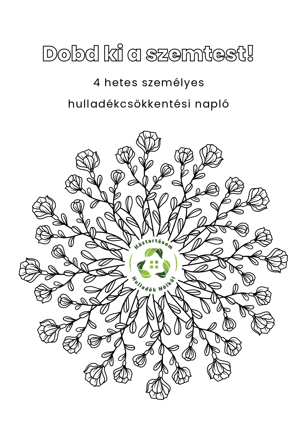 Tóth Andi: 4 hetes hulladékcsökkentési napló (E-könyv)